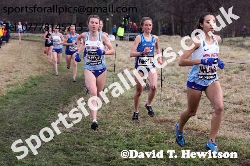 Simplyhealth Great Edinburgh XCountry junior women, 2018 Simplyhealth Great Edinburgh International XCountry. Photo: David T. Hewitson/Sports for All Pics
